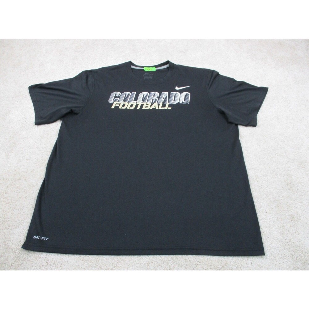 Colorado Buffaloes Nike Shirt Mens XL Black Boulder College Football